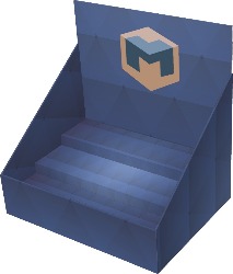 台阶式展示盒,盒型ID:Q020