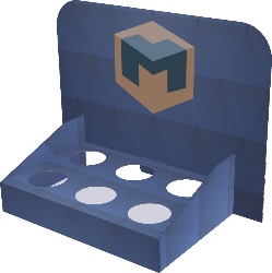 六孔展示盒,盒型ID:Q023